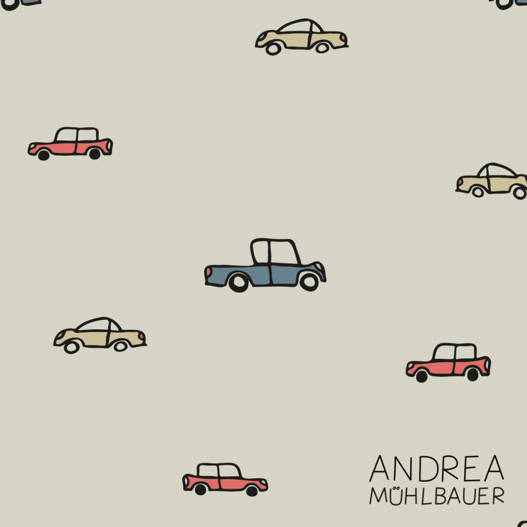 Cars on beige
