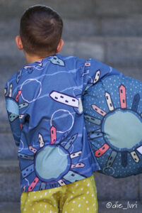 Nähbeispiel Space Explorer Stoffkollektion