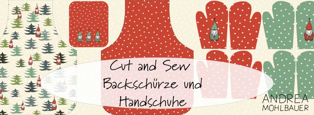 header cut and sew panel Backschuerze und Backhandschuhe