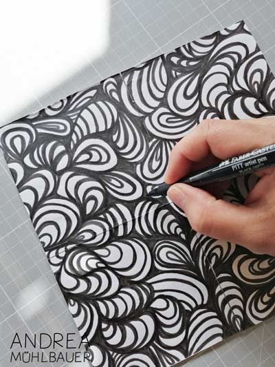 Hand Drawn Repeat by Andrea Muehlbauer