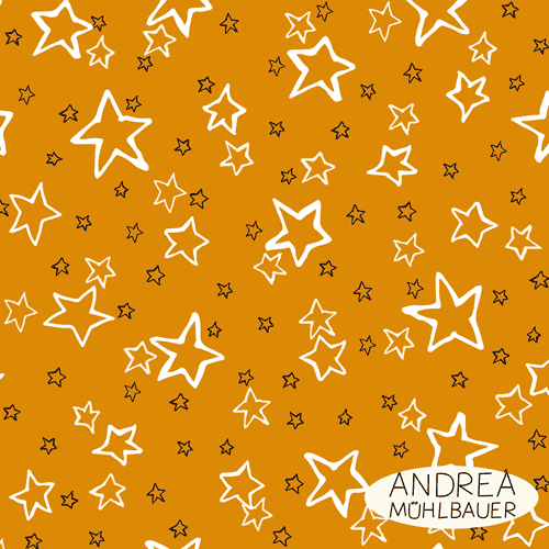 Sternenhimmel orange