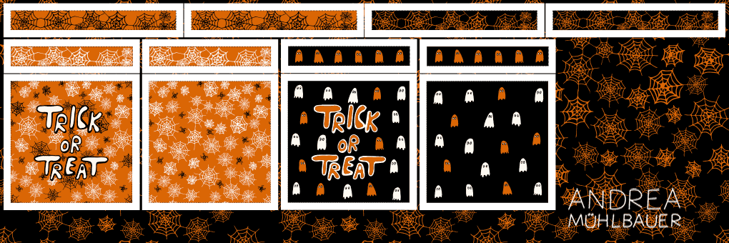 Kleine Taschen Trick or Treat - Cut and Sew Projekt