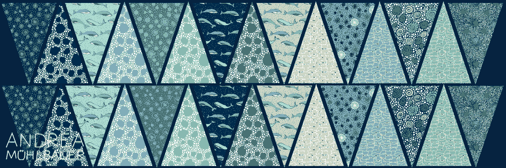Wimpelketten Panel Day at the Beache - Cut and Sew Projekt