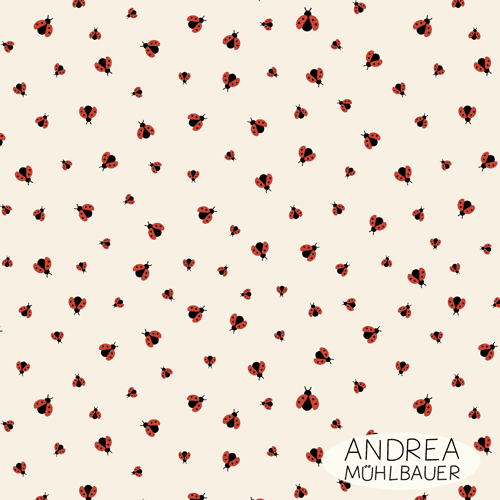Fliegende Marienkaefer Ecru