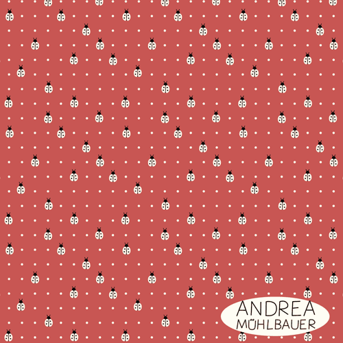 Marienkaeferpunkte Rot