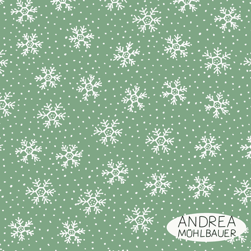 Winterflocken Sage Green