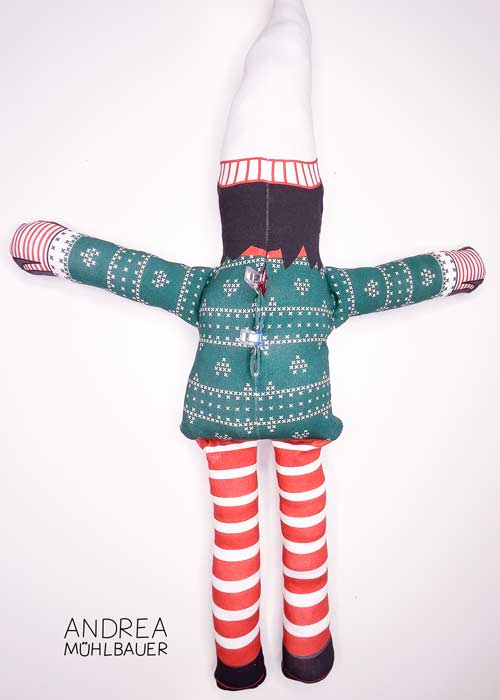 Mittelnaht / Wendeöffnung schließen