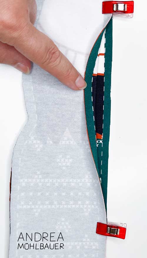 Wendeöffnung freilassen