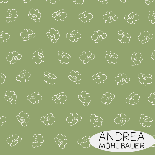 Comic Flowers small gruen