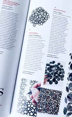 wild bubbles design published in uppercase magazine